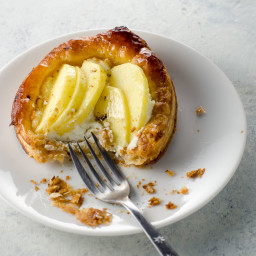 Puff Pastry Apple Tarts with Goat Cheese and Honey