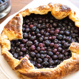 Puff Pastry Blueberry Galette
