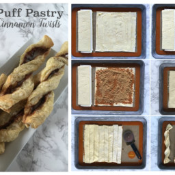 Puff Pastry Cinnamon Twists