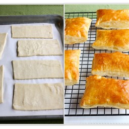 puff pastry rectangles