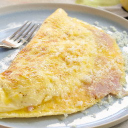 Puffy Ham and Cheese Omelets