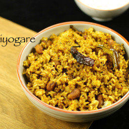 puliyogare recipe | puliyodharai recipe | tamarind rice - karnataka style