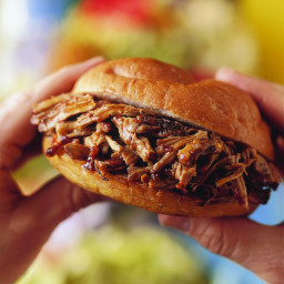 Pulled Pork Barbecue with Hot Pepper Vinegar Sauce 