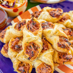 Pulled Pork Pastry Puffs