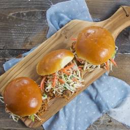 Pulled Pork Sandwiches with Apple Slaw (kid-favorite!)