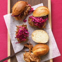 Pulled-Pork Sandwiches with Pickled Vegetables