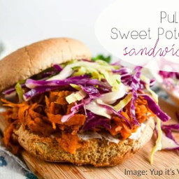 Pulled Sweet Potato Sandwiches