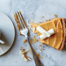Pumpkin-and-White Chocolate Mousse Pie