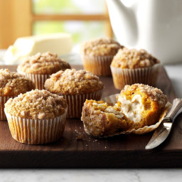Pumpkin-Apple Muffins with Streusel Topping Recipe