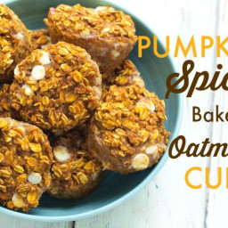 Pumpkin Baked Oatmeal Muffin Cups