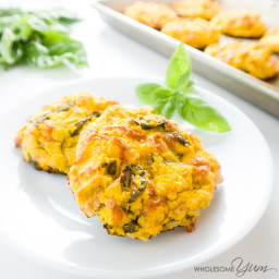 Pumpkin Basil Cheese Biscuits (Low Carb, Gluten-free)