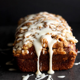 Pumpkin Bread with Streusel Topping