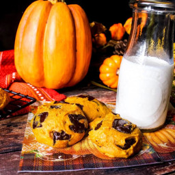 Pumpkin Chocolate Chunk Cookies
