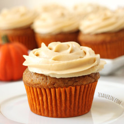 Pumpkin Cupcakes (100% whole grain)