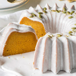 Pumpkin Mascarpone Bundt Cake with Mascarpone Glaze