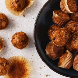 Pumpkin-Oat Mini Muffins