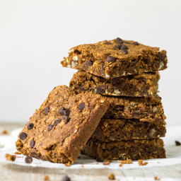 Pumpkin Oatmeal Anytime Squares