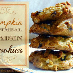 Pumpkin Oatmeal Raisin Cookies Recipe