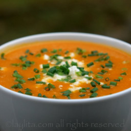 Pumpkin or squash soup {Sopa de zapallo}