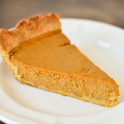 Pumpkin Pie (Gluten, Dairy, and Sugar-Free)