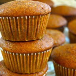Pumpkin Pie-Olive Oil Muffins or Cupcakes {Gluten-Free Recipe}