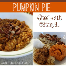 Pumpkin Pie Steel-Cut Oatmeal