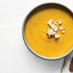 Pumpkin-Popcorn Soup