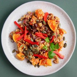 Pumpkin Quinoa Salad (Vegan + GF)