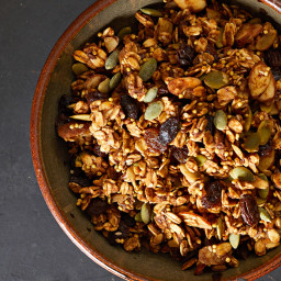 Pumpkin Seed Granola with Millet and Oats