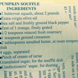 Pumpkin Souffle 