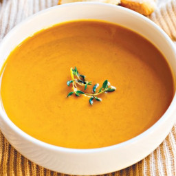 Pumpkin soup with a twist
