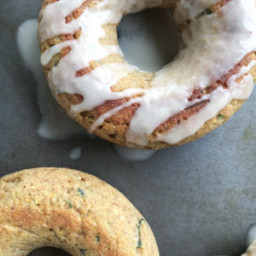 Pumpkin Spice Donuts With A Coconut Butter Glaze