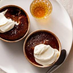 Pumpkin Sticky Toffee Puddings for Two