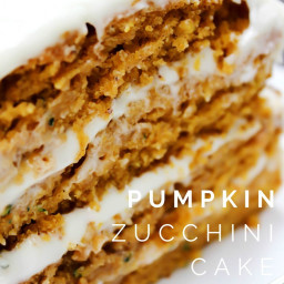 Pumpkin Zucchini Cake