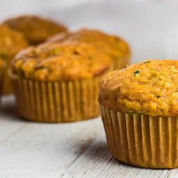 Pumpkin Zucchini Muffins {Super Moist & Tasty} @ Bake It With Love