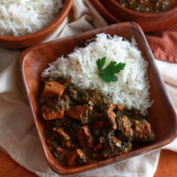 Punjabi Beef and Spinach Curry (Saag Gosht)