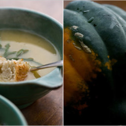 Pureed White Bean and Winter Squash Soup