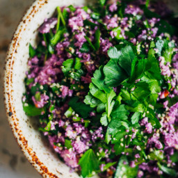 Purple Cauliflower Tabbouleh