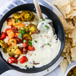 Queso Cheese Dip with Chorizo