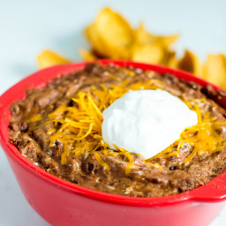 Quick and Easy 4 Ingredient Bean Dip