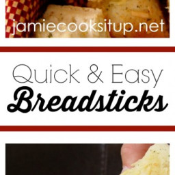 Quick and Easy Breadsticks