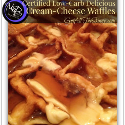 Quick and Easy Cream Cheese Waffles