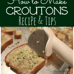 Quick and Easy Garlic and Herb Crouton Recipe
