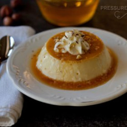 Quick and Easy Hazelnut Flan in the Pressure Cooker