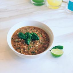 Quick and Easy Homemade Salsa With A Hint Of Basil
