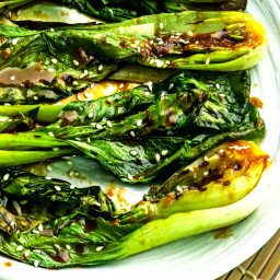 Quick and Easy Miso Glazed Bok Choy