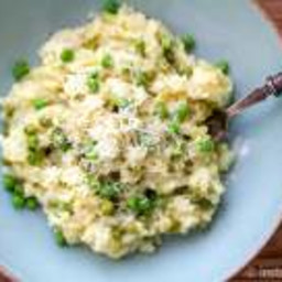 Quick and Easy Pea and Celery Risotto (Instant Pot, Budget)