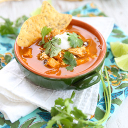 Quick and Easy Pressure Cooker Tortilla Soup