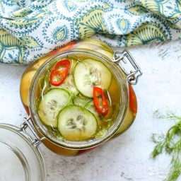 Quick and Easy Sweet Refrigerator Pickles