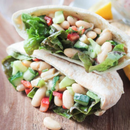 Quick and Easy White Bean Salad (vegan, gluten free)